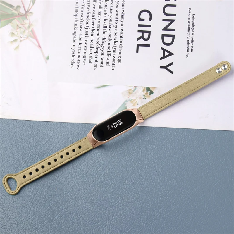Xiaomi Mi Smart Band 4 / Xiaomi Mi Band 3 Echtes Leder armband