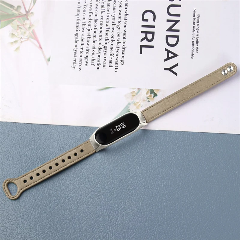 Xiaomi Mi Smart Band 6 / Xiaomi Mi Band 5 Echtes Leder armband