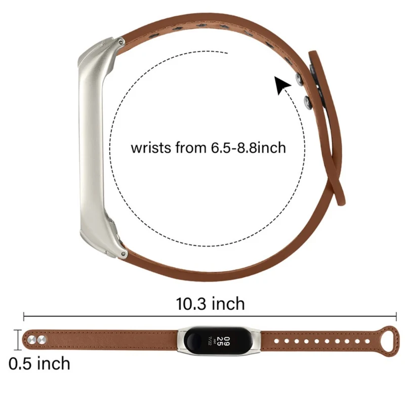 Xiaomi Mi Smart Band 6 / Xiaomi Mi Band 5 Echtes Leder armband