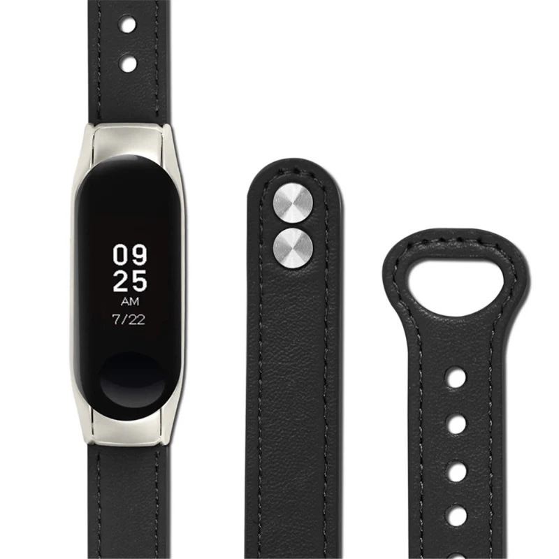 Xiaomi Mi Smart Band 4 / Xiaomi Mi Band 3 Echtes Leder armband
