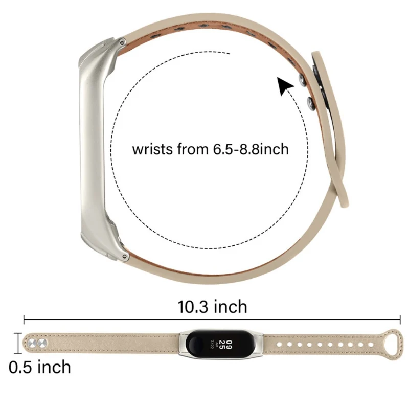 Xiaomi Mi Smart Band 4 / Xiaomi Mi Band 3 Echtes Leder armband