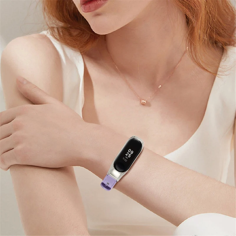 Xiaomi Mi Smart Band 4 / Xiaomi Mi Band 3 Echtes Leder armband