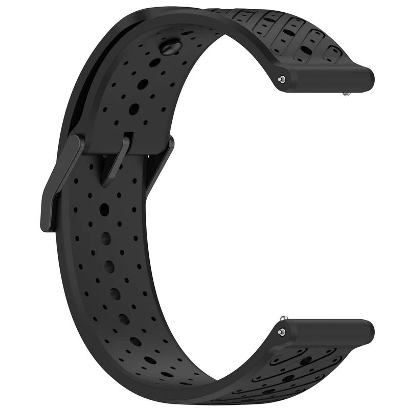 Oppo Watch X3 Gestreiftes Silikonarmband (Schwarz)