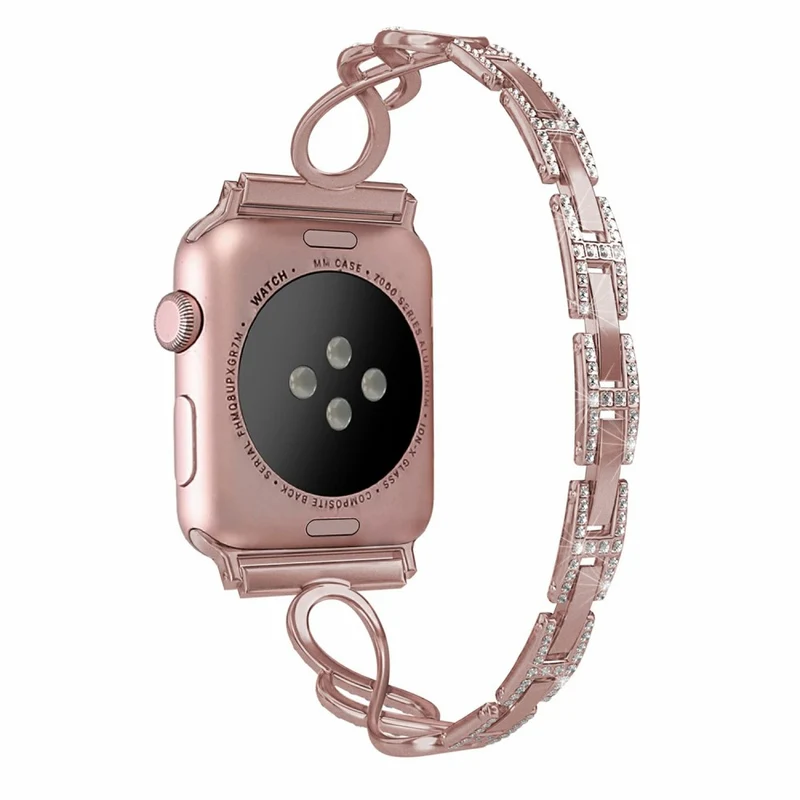 Super stark Universell Apple Metall und Strass armband