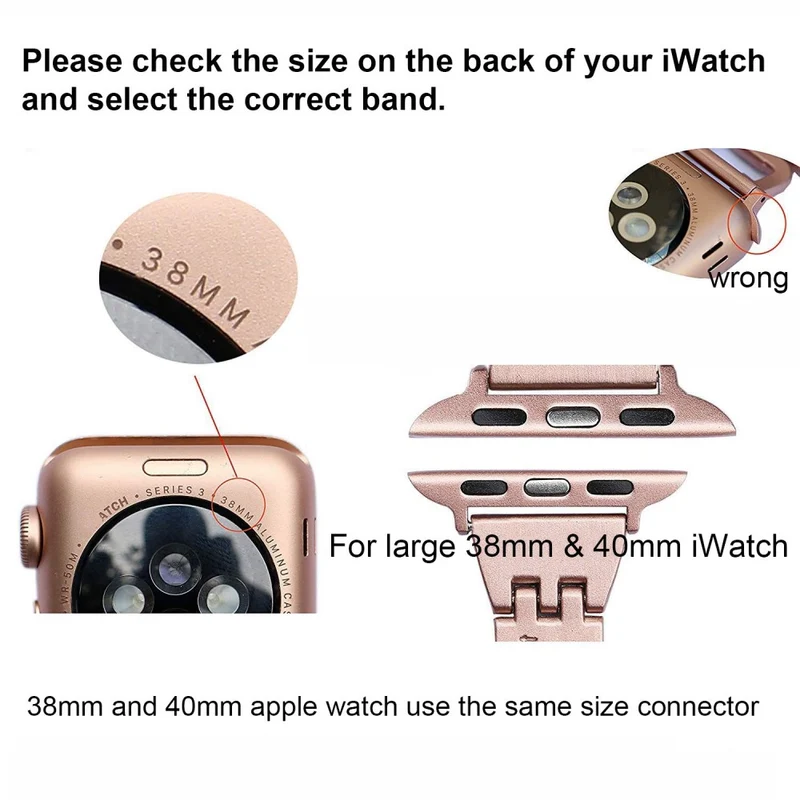 Super stark Universell Apple Metall und Strass armband