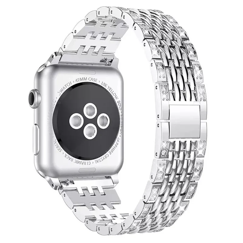 Absolut cool Universell Apple Metall und Strass armband