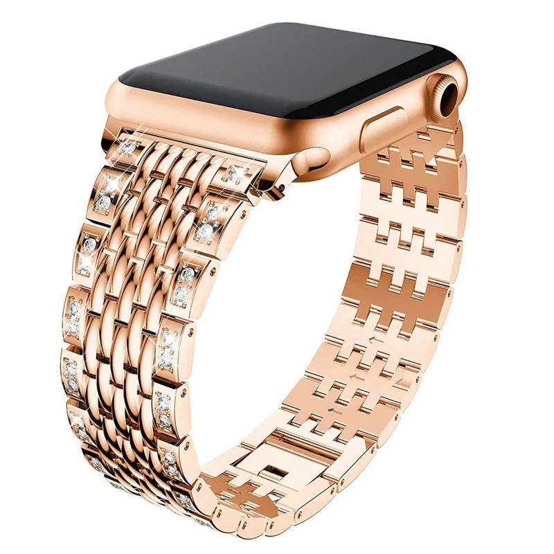 Absolut cool Universell Apple Metall und Strass armband