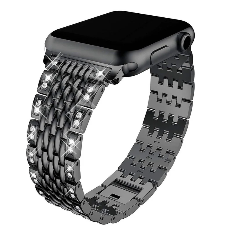 Absolut cool Universell Apple Metall und Strass armband
