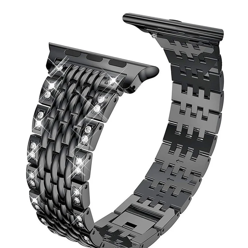 Absolut cool Universell Apple Metall und Strass armband