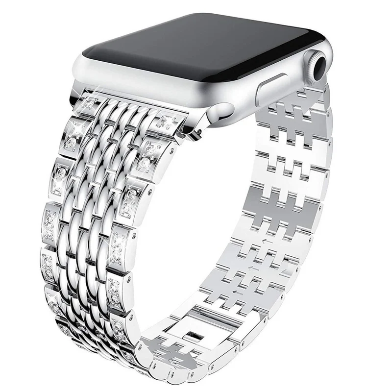 Absolut cool Universell Apple Metall und Strass armband