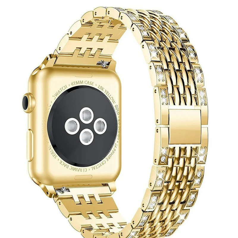 Absolut cool Universell Apple Metall und Strass armband