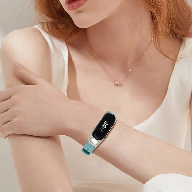 Modisch Samsung Galaxy Fit-e Echtes Leder armband