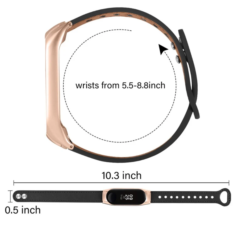 Xiaomi Mi Smart Band 6 / Xiaomi Mi Band 5 Echtes Leder armband