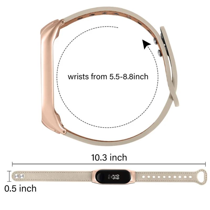 Xiaomi Mi Smart Band 6 / Xiaomi Mi Band 5 Echtes Leder armband