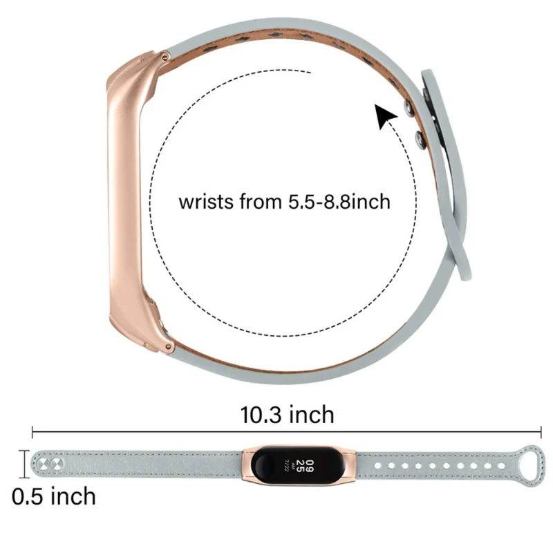 Xiaomi Mi Smart Band 6 / Xiaomi Mi Band 5 Echtes Leder armband