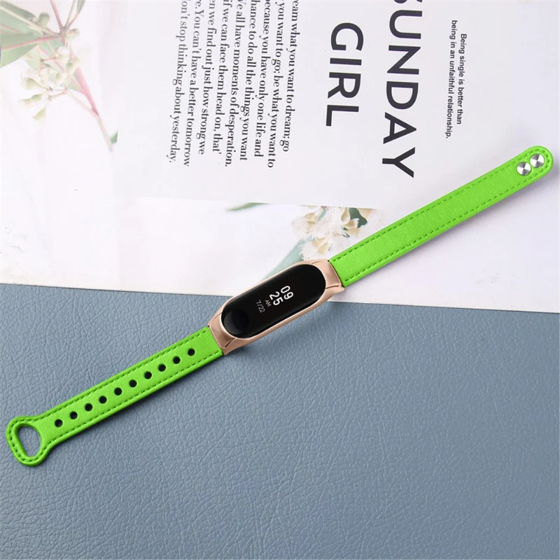 Xiaomi Mi Smart Band 6 / Xiaomi Mi Band 5 Echtes Leder armband
