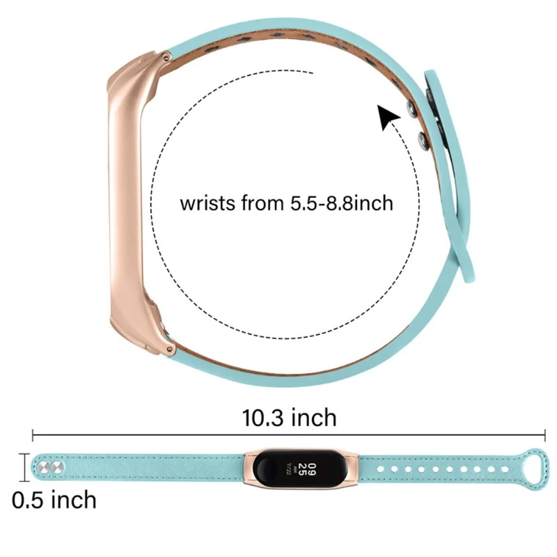 Xiaomi Mi Smart Band 6 / Xiaomi Mi Band 5 Echtes Leder armband