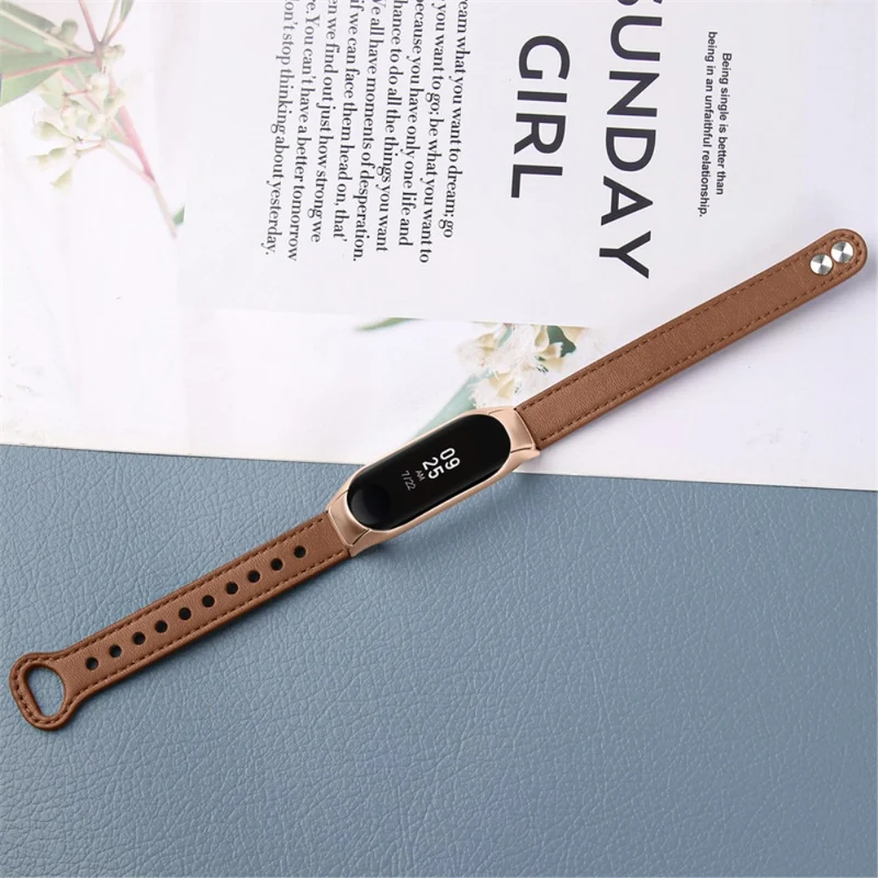 Xiaomi Mi Smart Band 6 / Xiaomi Mi Band 5 Echtes Leder armband