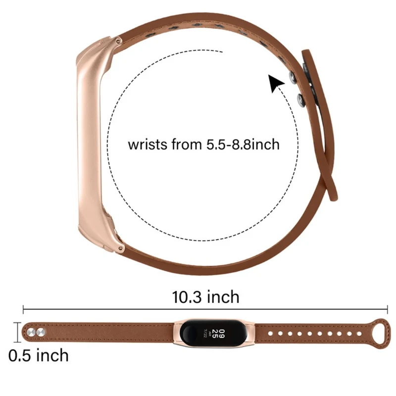 Xiaomi Mi Smart Band 6 / Xiaomi Mi Band 5 Echtes Leder armband