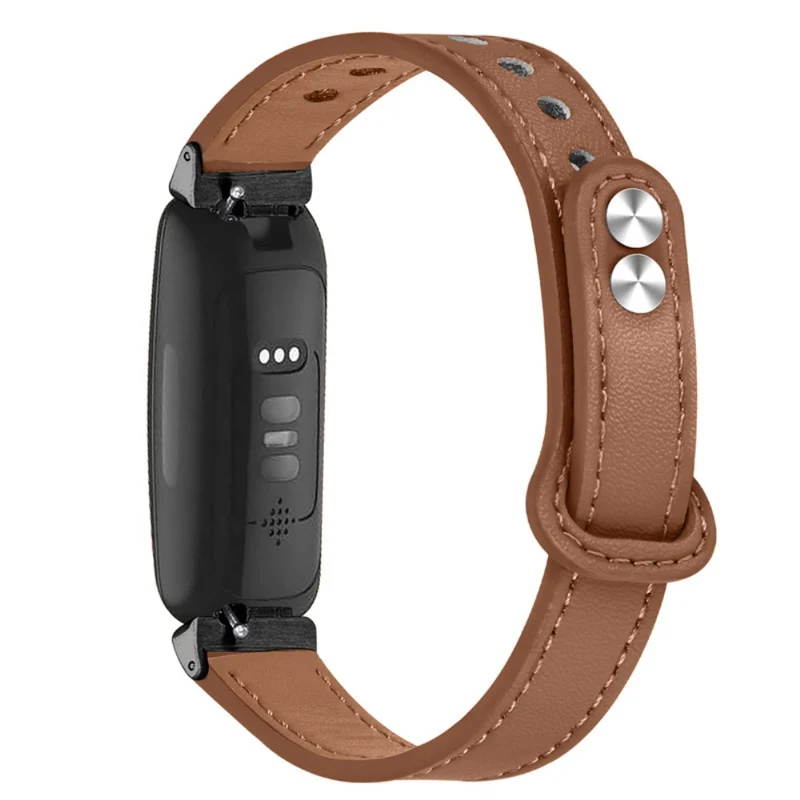 Cool Fitbit Inspire 2 / Fitbit Ace 2 Echtes Leder armband