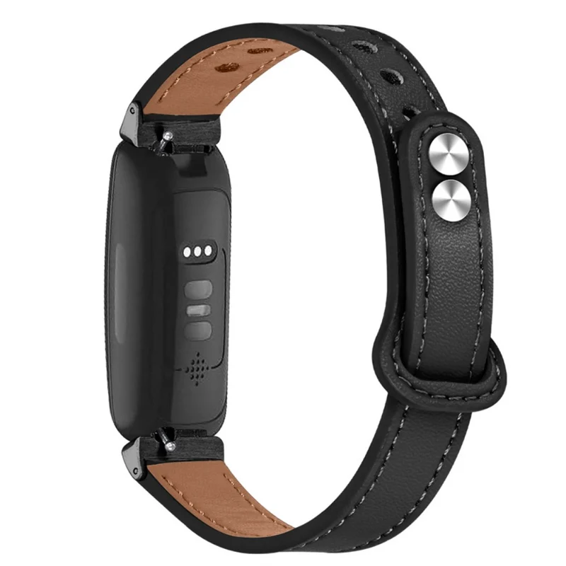 Cool Fitbit Inspire 2 / Fitbit Ace 2 Echtes Leder armband