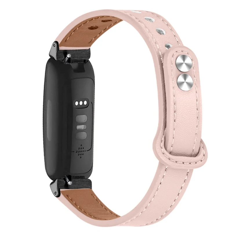 Cool Fitbit Inspire 2 / Fitbit Ace 2 Echtes Leder armband