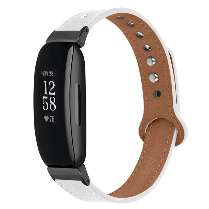 Cool Fitbit Inspire 2 / Fitbit Ace 2 Echtes Leder armband