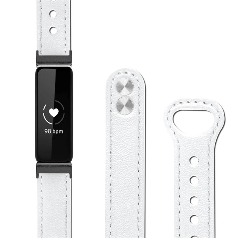 Cool Fitbit Inspire 2 / Fitbit Ace 2 Echtes Leder armband