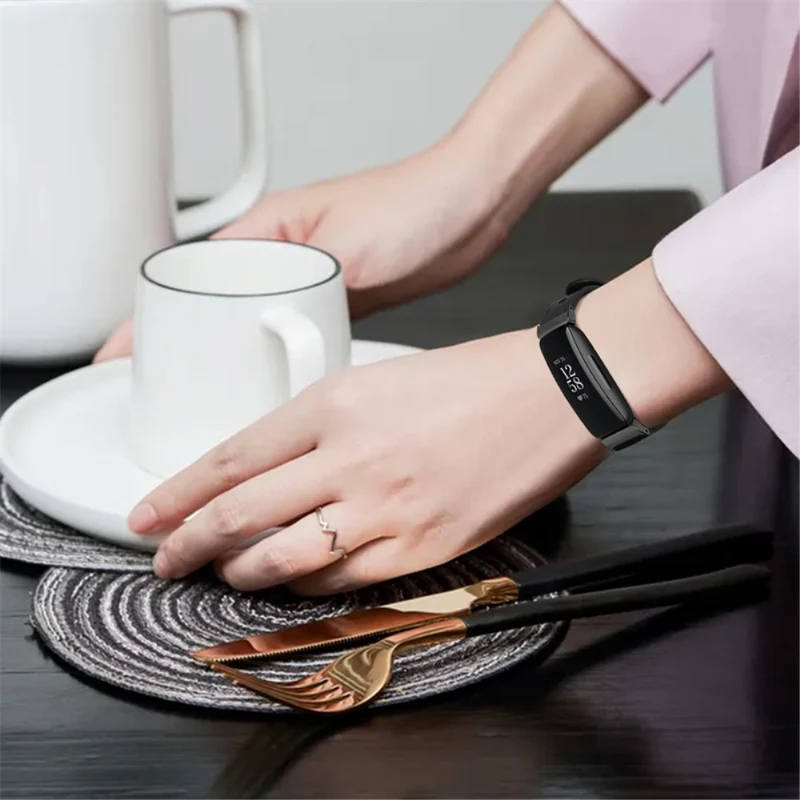 Cool Fitbit Inspire 2 / Fitbit Ace 2 Echtes Leder armband