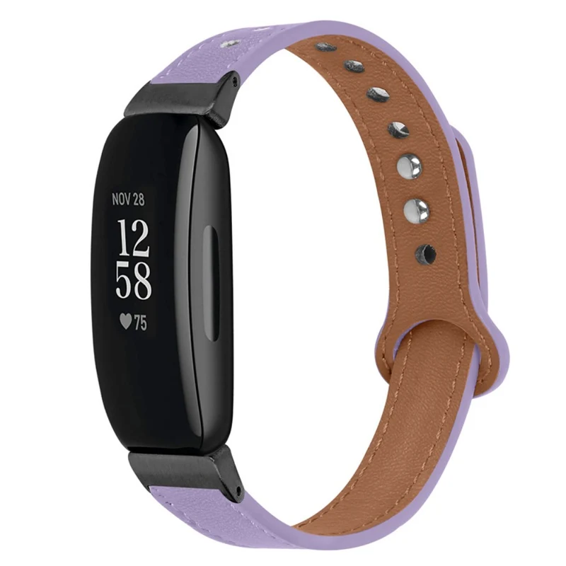 Cool Fitbit Inspire 2 / Fitbit Ace 2 Echtes Leder armband