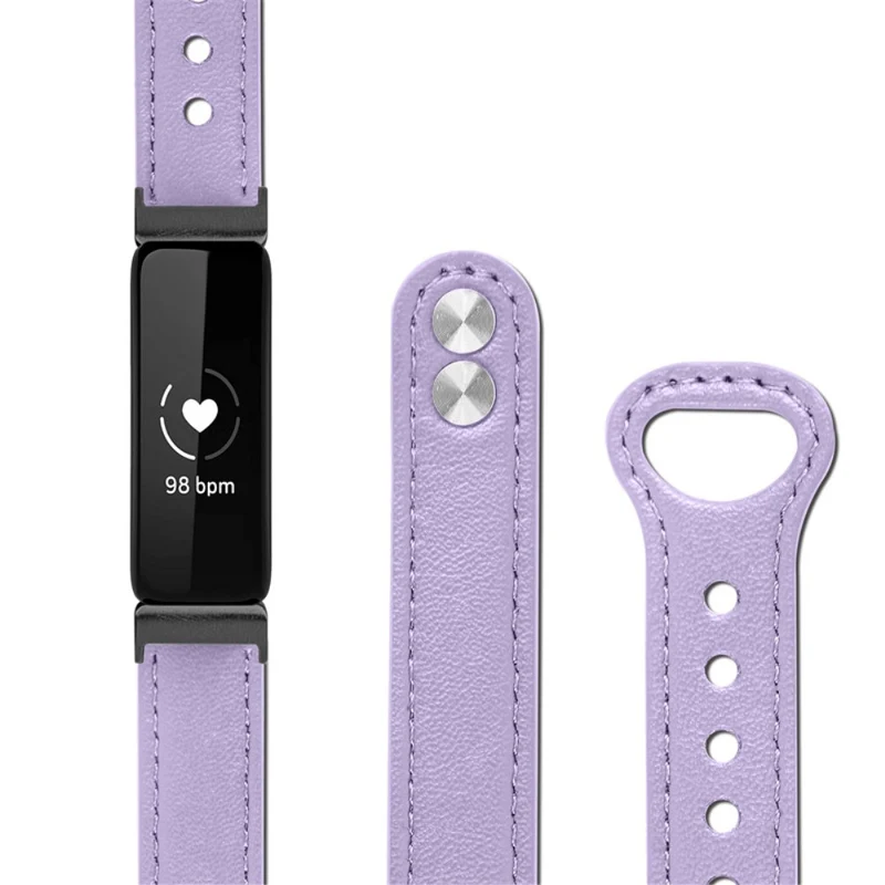 Cool Fitbit Inspire 2 / Fitbit Ace 2 Echtes Leder armband