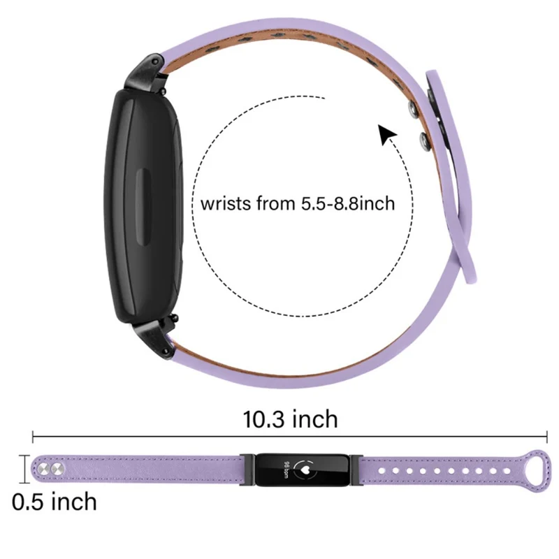 Cool Fitbit Inspire 2 / Fitbit Ace 2 Echtes Leder armband