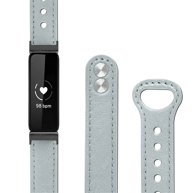 Cool Fitbit Inspire 2 / Fitbit Ace 2 Echtes Leder armband