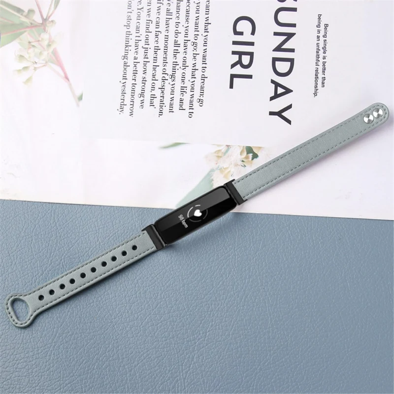 Cool Fitbit Inspire 2 / Fitbit Ace 2 Echtes Leder armband