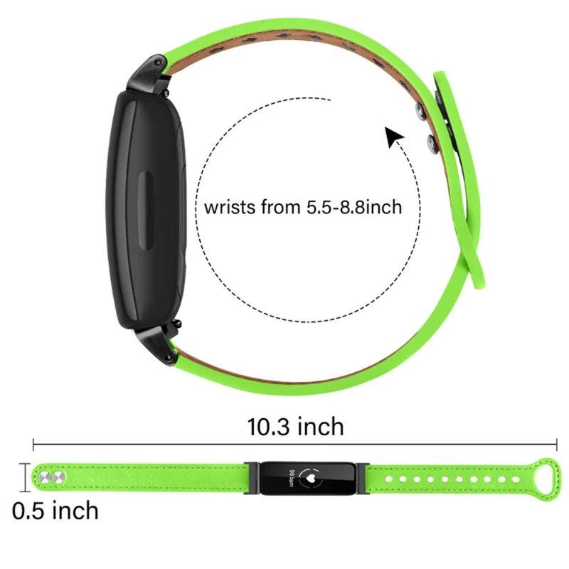 Cool Fitbit Inspire 2 / Fitbit Ace 2 Echtes Leder armband