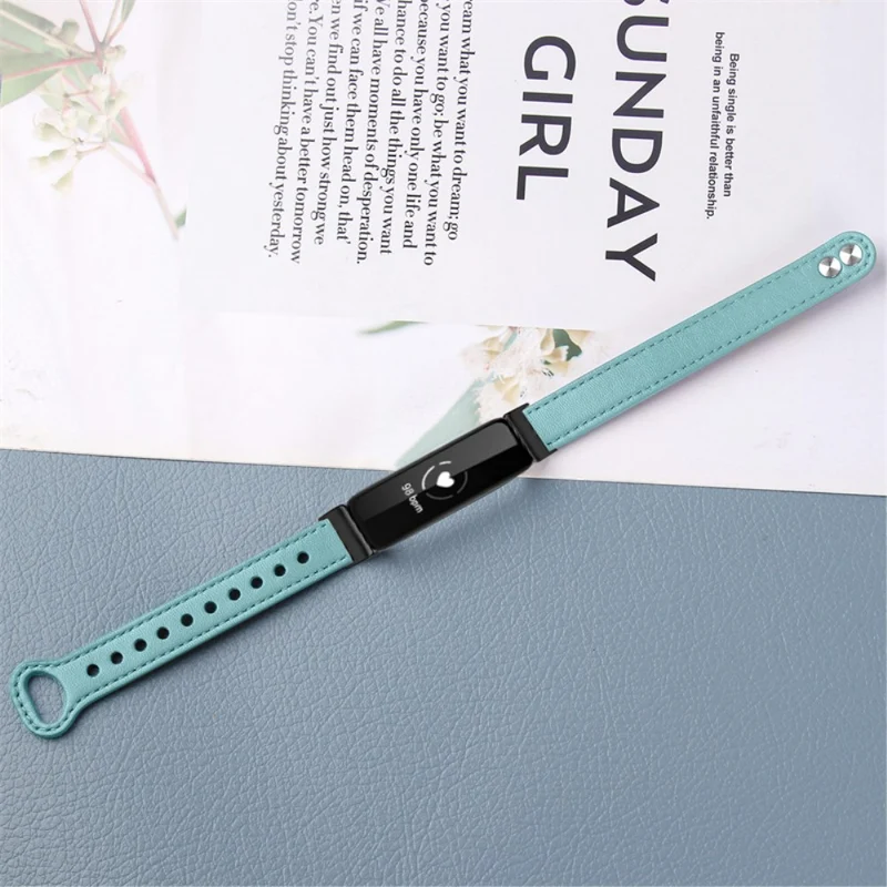 Cool Fitbit Inspire 2 / Fitbit Ace 2 Echtes Leder armband