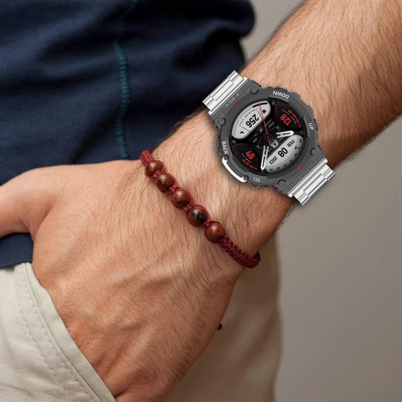 Bemerkenswert langlebig Amazfit T-Rex 2 Metall armband