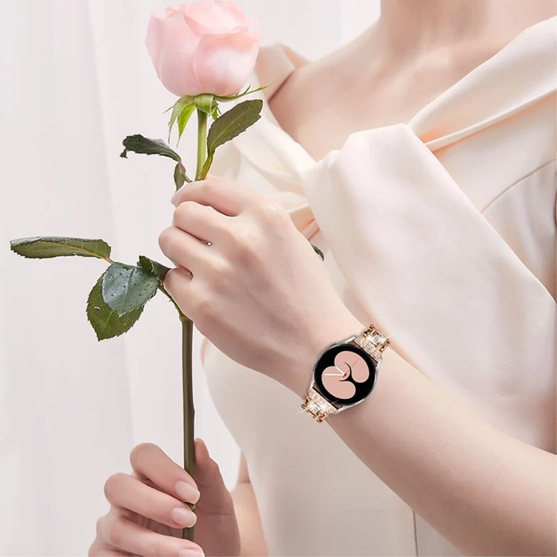 Samsung Galaxy Watch 3 (41mm) / Samsung Galaxy Watch (42mm) Metall und Strass armband