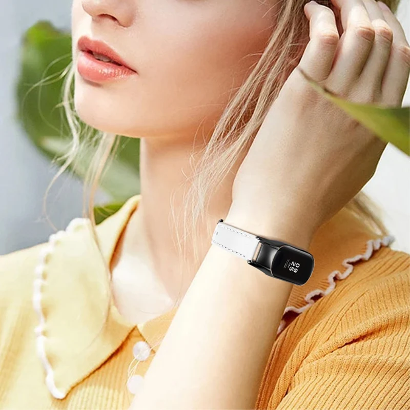 Mega fantastisch Xiaomi Mi Band 7 Echtes Leder armband