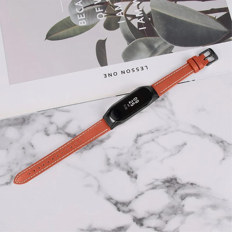 Mega fantastisch Xiaomi Mi Band 7 Echtes Leder armband