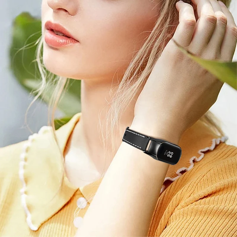 Mega fantastisch Xiaomi Mi Band 7 Echtes Leder armband