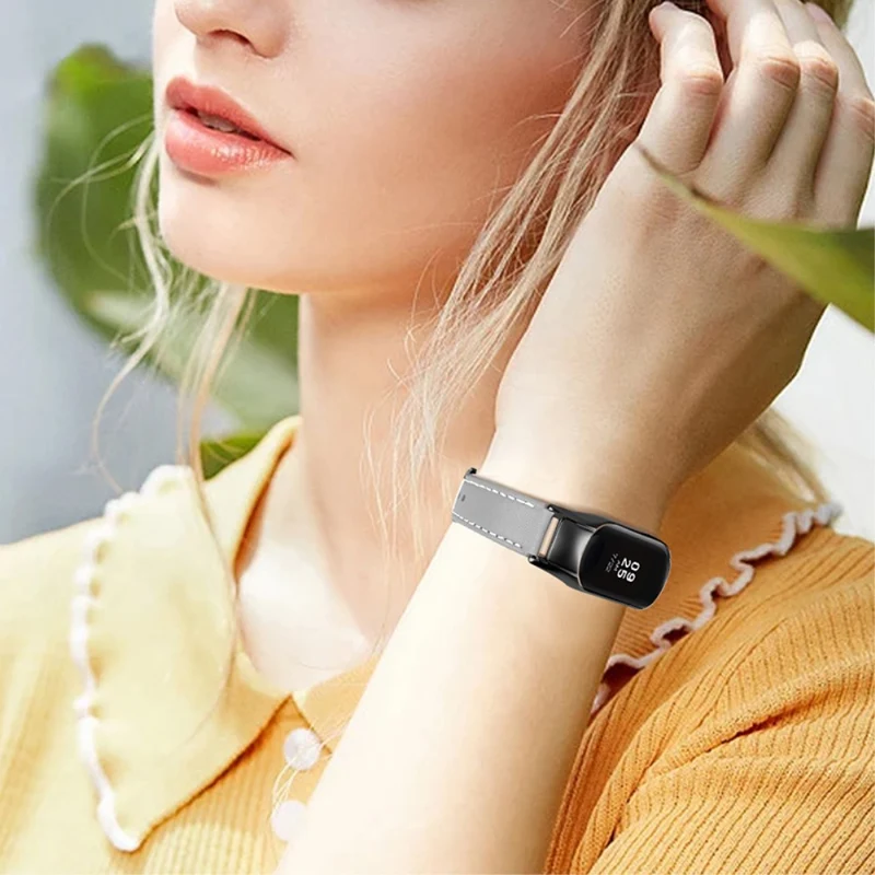 Mega fantastisch Xiaomi Mi Band 7 Echtes Leder armband