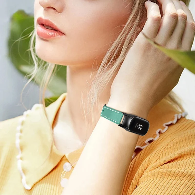 Mega fantastisch Xiaomi Mi Band 7 Echtes Leder armband