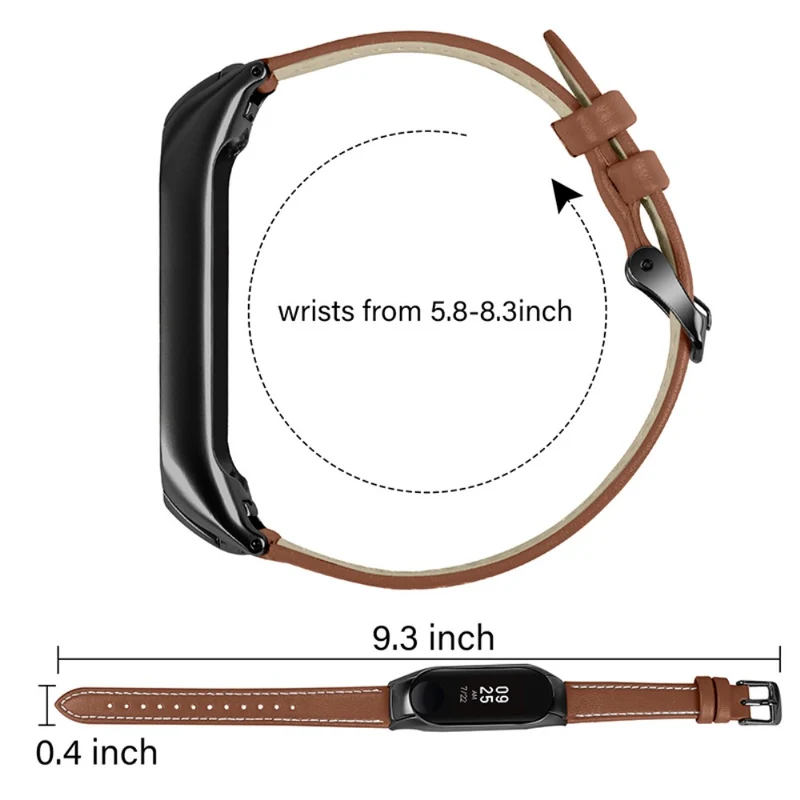 Mega fantastisch Xiaomi Mi Band 7 Echtes Leder armband