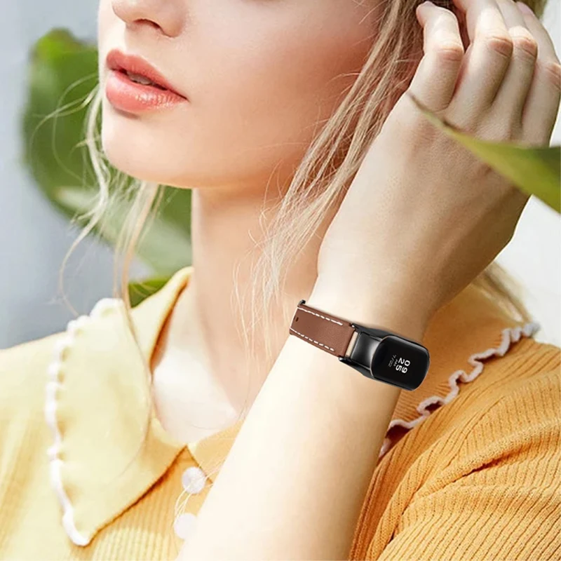 Mega fantastisch Xiaomi Mi Band 7 Echtes Leder armband
