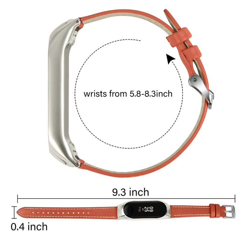 Mega zäh Xiaomi Mi Band 7 Echtes Leder armband