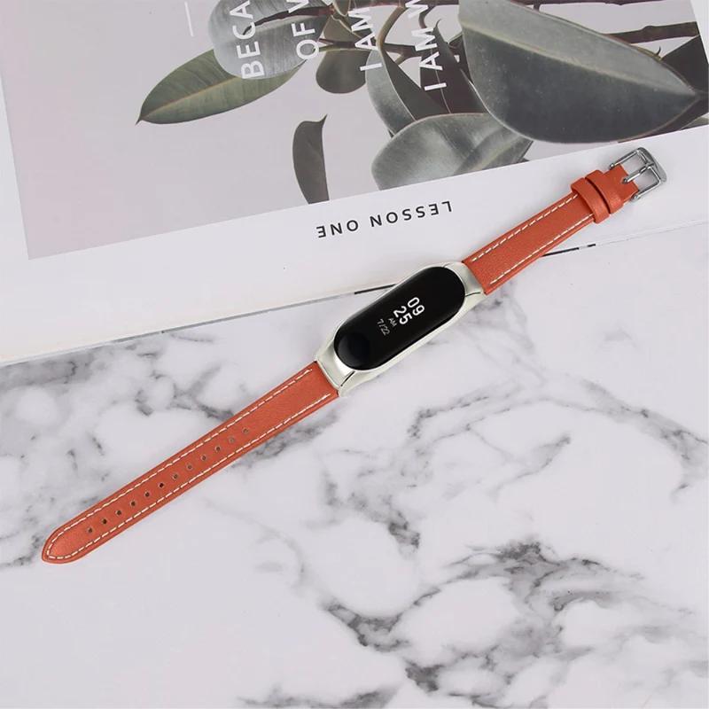 Mega zäh Xiaomi Mi Band 7 Echtes Leder armband