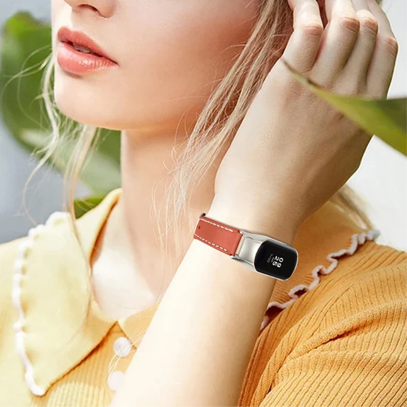 Mega zäh Xiaomi Mi Band 7 Echtes Leder armband