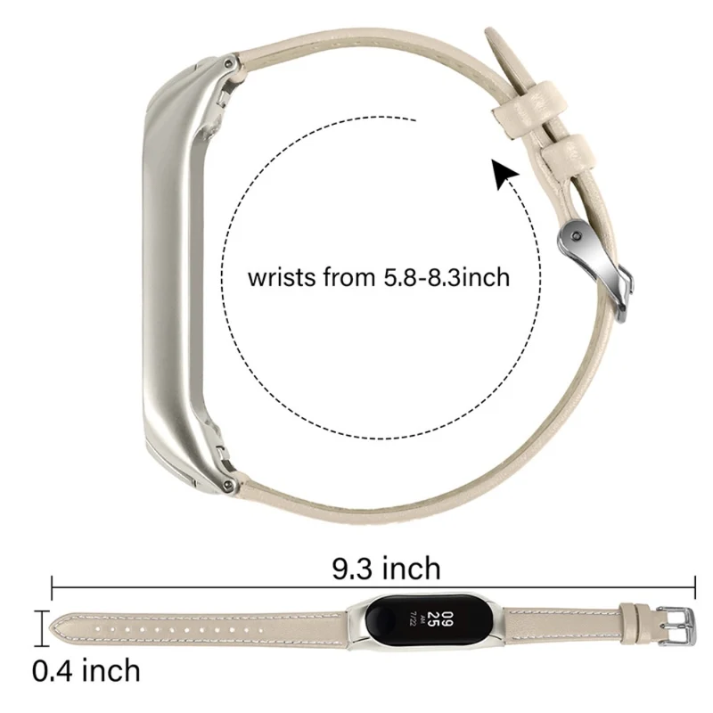 Mega zäh Xiaomi Mi Band 7 Echtes Leder armband