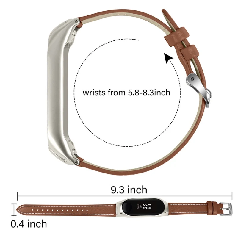 Mega zäh Xiaomi Mi Band 7 Echtes Leder armband